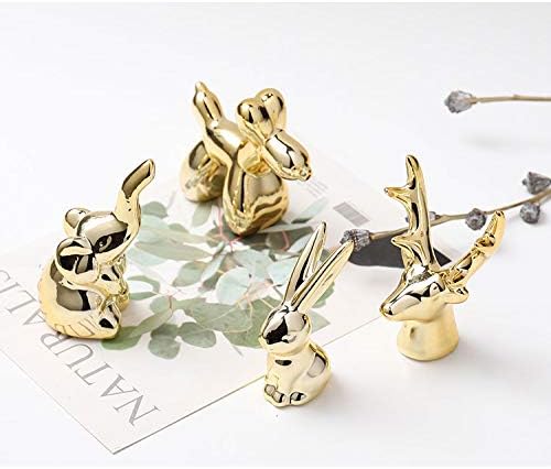Golden Small Animal Statues,Modern Style Decorative Ornaments