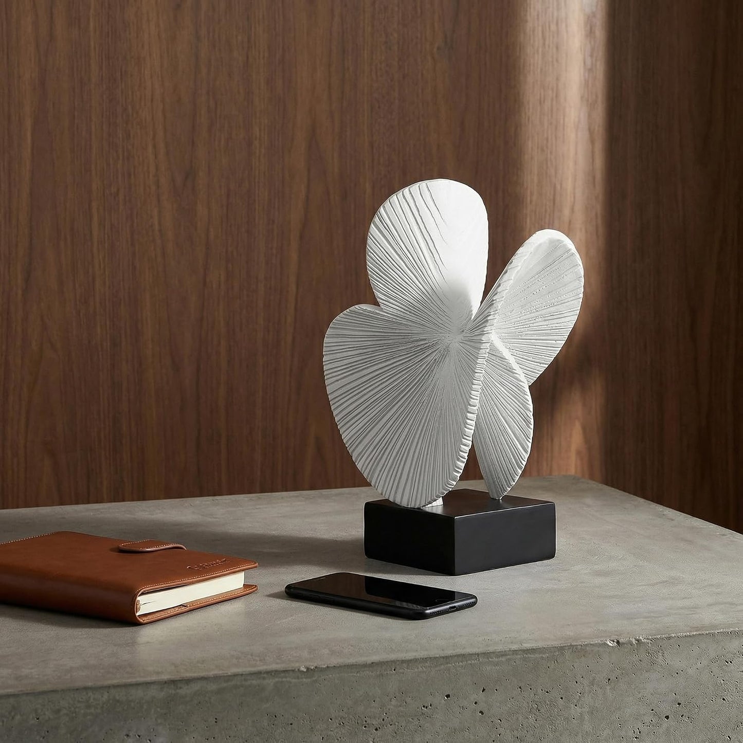 Minimalist Gray Sculpture Home Decor
