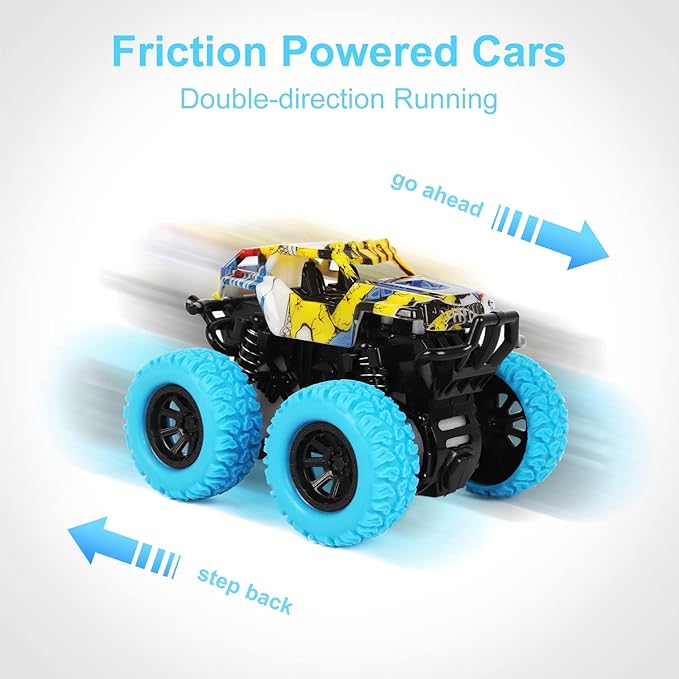 Monster Truck Toys Friction Cars.
