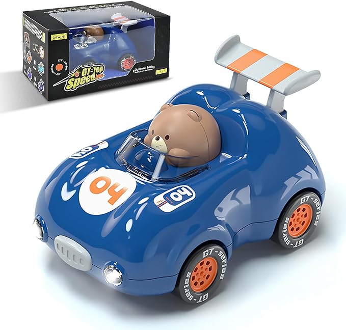 Old Inertia Drive Pull Back Car - Boys Girls Baby