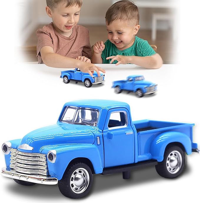 Little Blue Truck Toy for Toddlers Alloy Toddlers Car Toy.