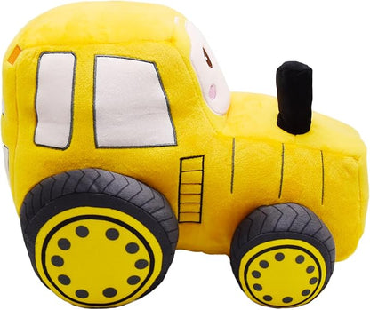 Soft Plush Tractor Stuffed Truck Toy Super Cute Car Plushie.
