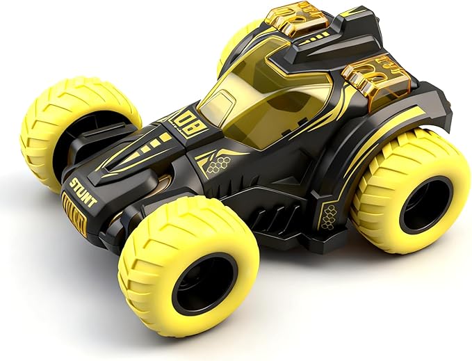 Friction Powered Flip Stunt Car, Push and Go Toy Car
