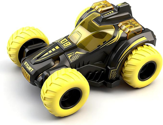 Friction Powered Flip Stunt Car, Push and Go Toy Car