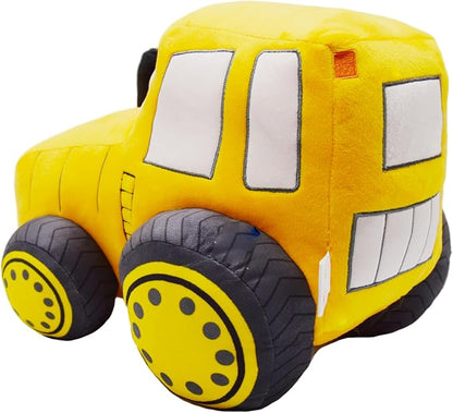 Soft Plush Tractor Stuffed Truck Toy Super Cute Car Plushie.