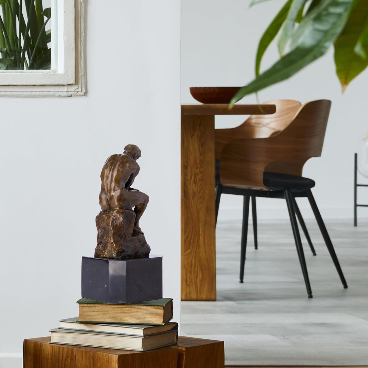 The Thinker Bronze Sculpture –  Decorative Statue for Home, Office & Gallery