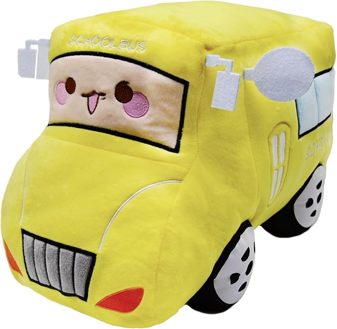 Soft Plush School Bus Stuffed Car Toy