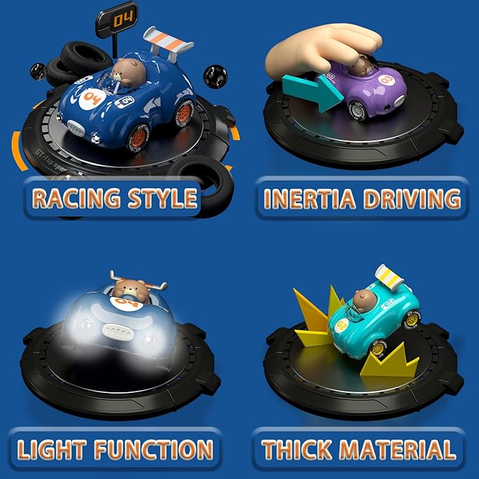 Old Inertia Drive Pull Back Car - Boys Girls Baby