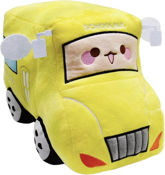 Soft Plush School Bus Stuffed Car Toy