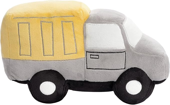 Construction Zone Plush Dump Truck Stuffed Toy.