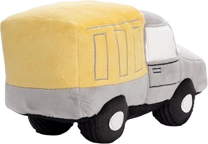 Construction Zone Plush Dump Truck Stuffed Toy.