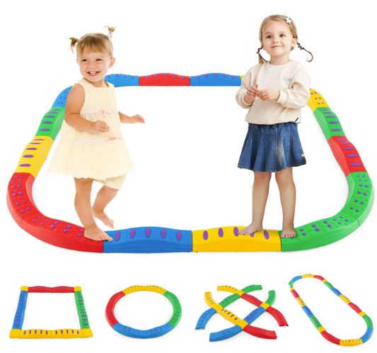 Prime Picks Balance Beam Stepping Stones Set