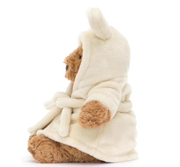 Prime Picks Bear with Bathrobe Stuffed Animal