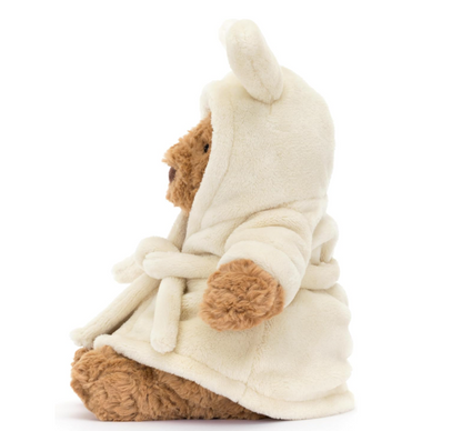 Prime Picks Bear with Bathrobe Stuffed Animal