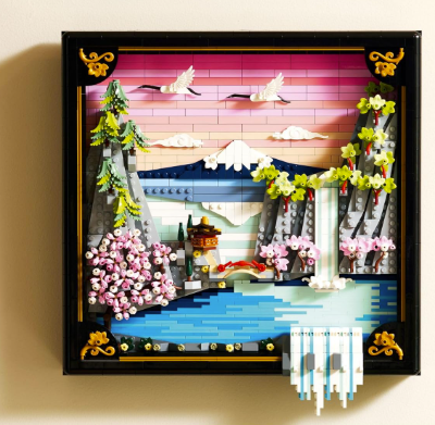 Prime Picks Japanese Cherry Blossom Landscape Building Set for Adults