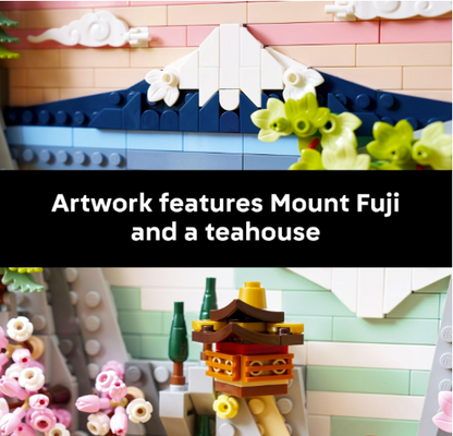 Prime Picks Japanese Cherry Blossom Landscape Building Set for Adults