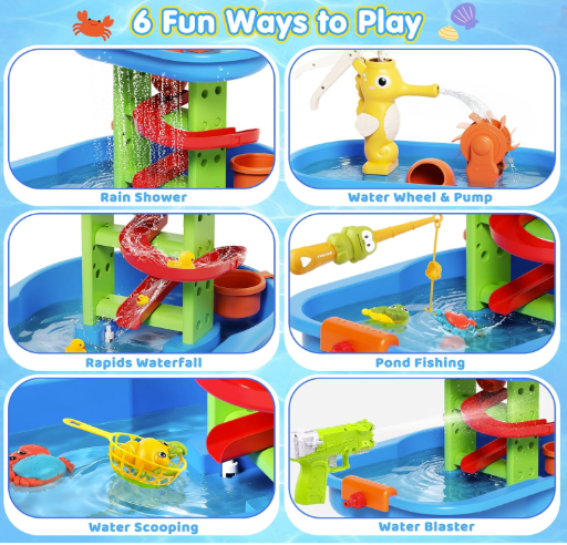 Prime Picks Toddler Water Table, Sensory Table for Kids